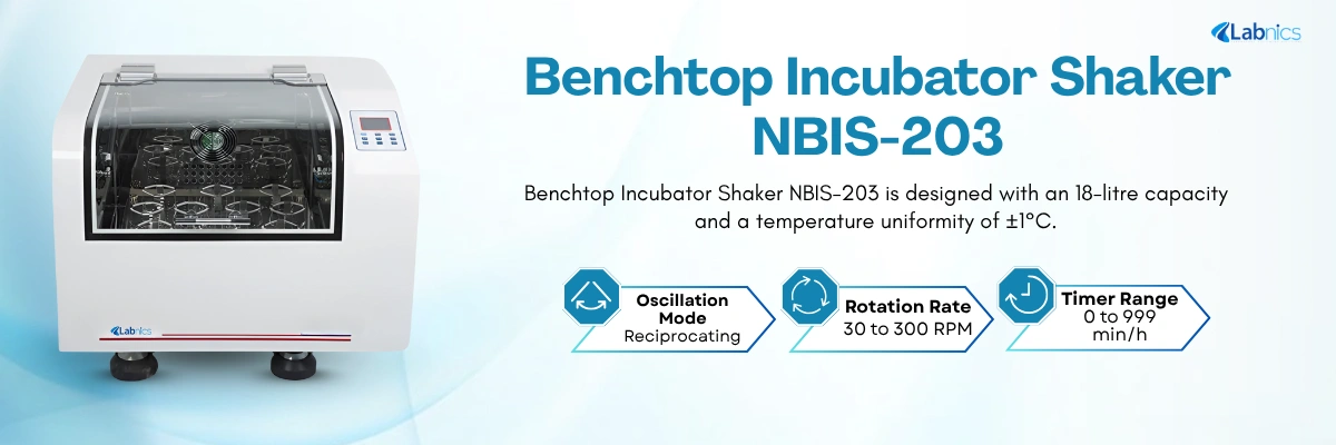Benchtop Incubator Shaker NBIS-203 Benchtop Incubator Shaker NBIS-203